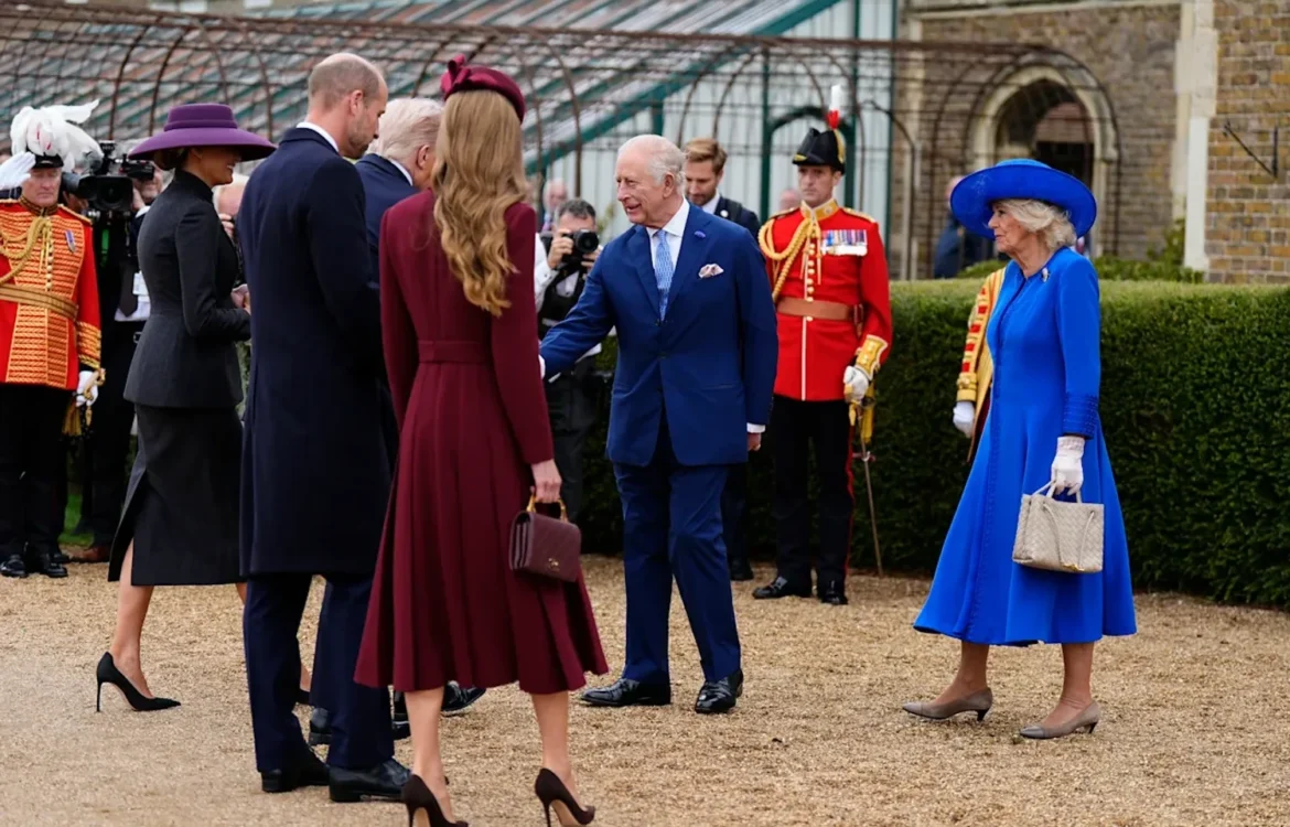 Король Чарльз і Камілла зустріли Трампа з дружиною біля Віндзорського замку