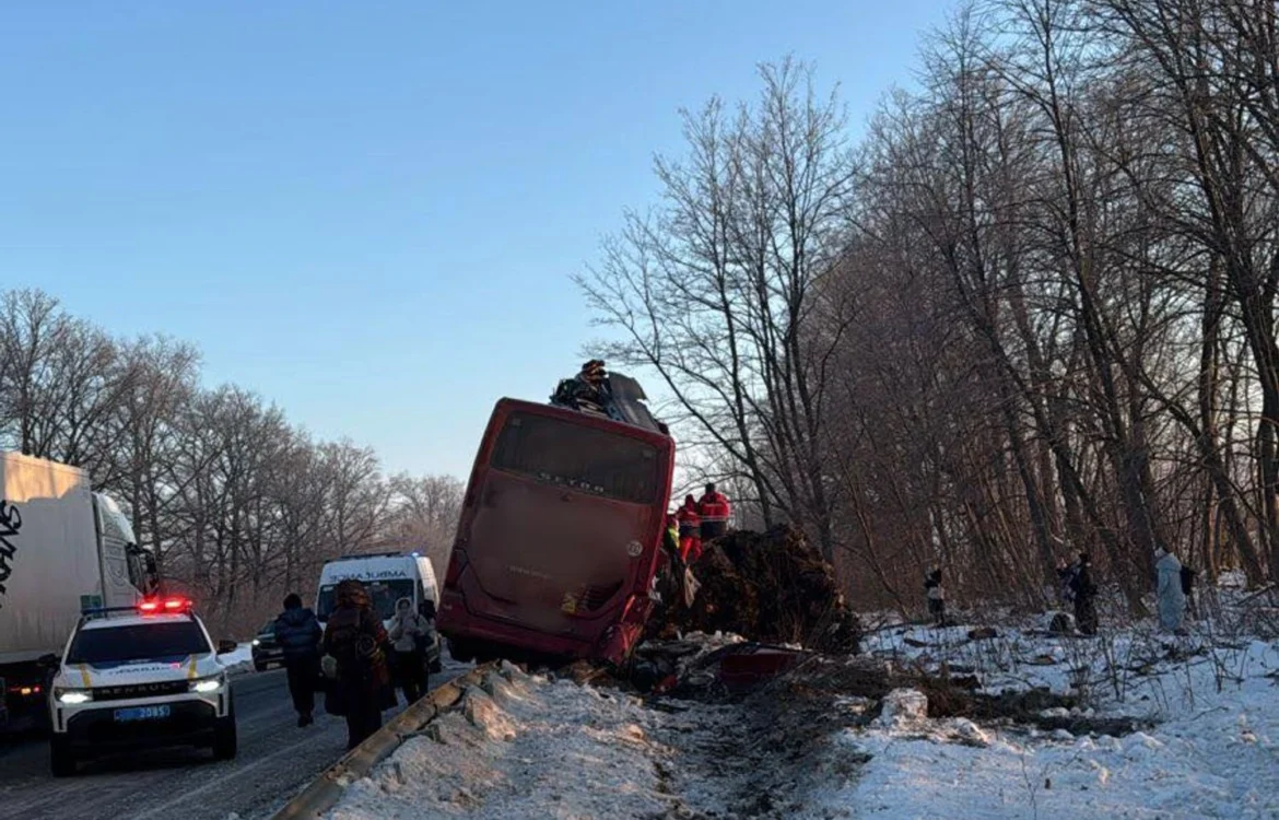 Міжнародний автобус з 25 пасажирами потрапив у ДТП на трасі до кордону: 9 постраждалих