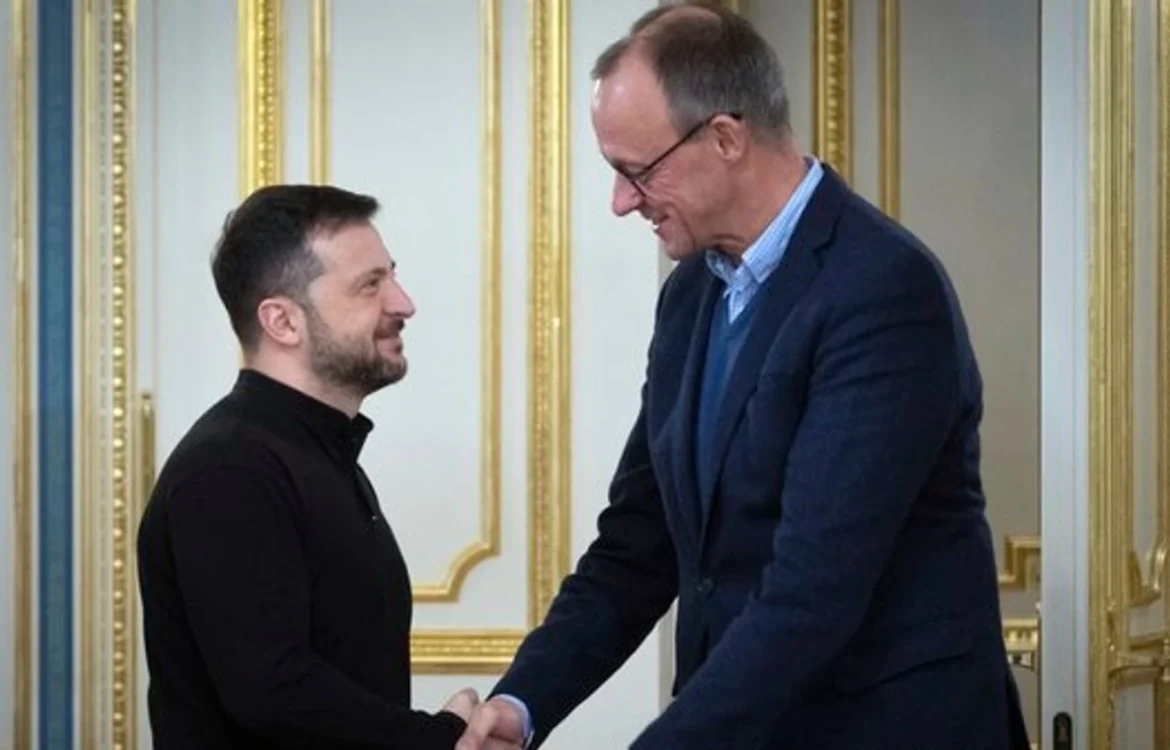 Мерц і Зеленський обговорили російські атаки та зусилля щодо припинення вогню