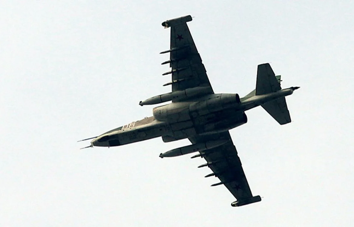 У Киргизстані із російського Су-25 під час тренувального польоту випали боєприпаси