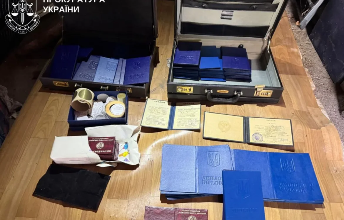 Масштабна схема підробки документів діяла на Київщині, проведено 31 обшук, 15 підозрюваних - Генпрокурор