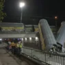 Вантажний поїзд упав з мосту в Німеччині